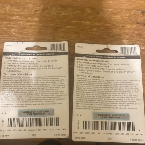 20 dollar Roblox gift,card for 19.99 - Picture 1 of 2